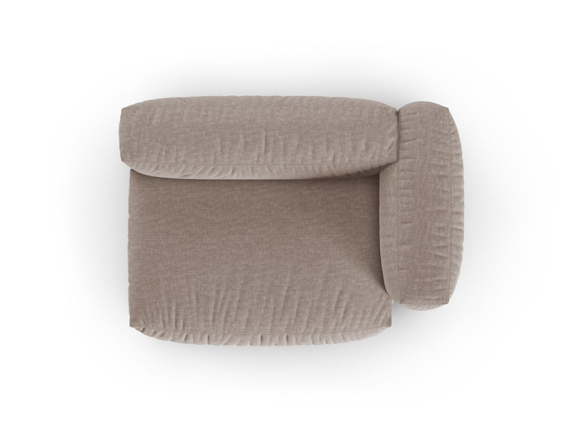 Doppelsitz-Sofa rechts XL Martina in Dark Beige-Boston präsentiert im Onlineshop von KAQTU Design AG. Modulares Sofa ist von Micadoni