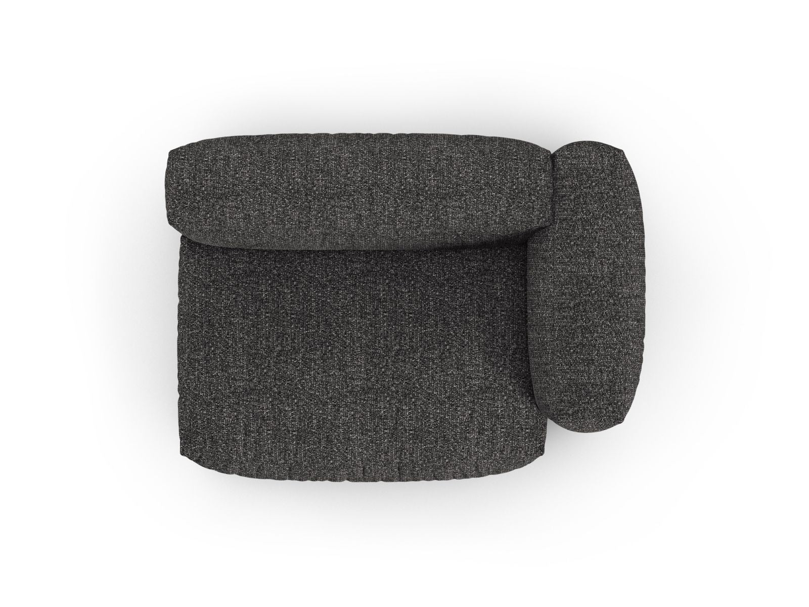 Stylisches XL Doppelsitz-Sofa Martina in Anthrazit, perfekt für zeitgemäße Einrichtungen. Modulares Konzept von Micadoni für individuelle Gestaltung.