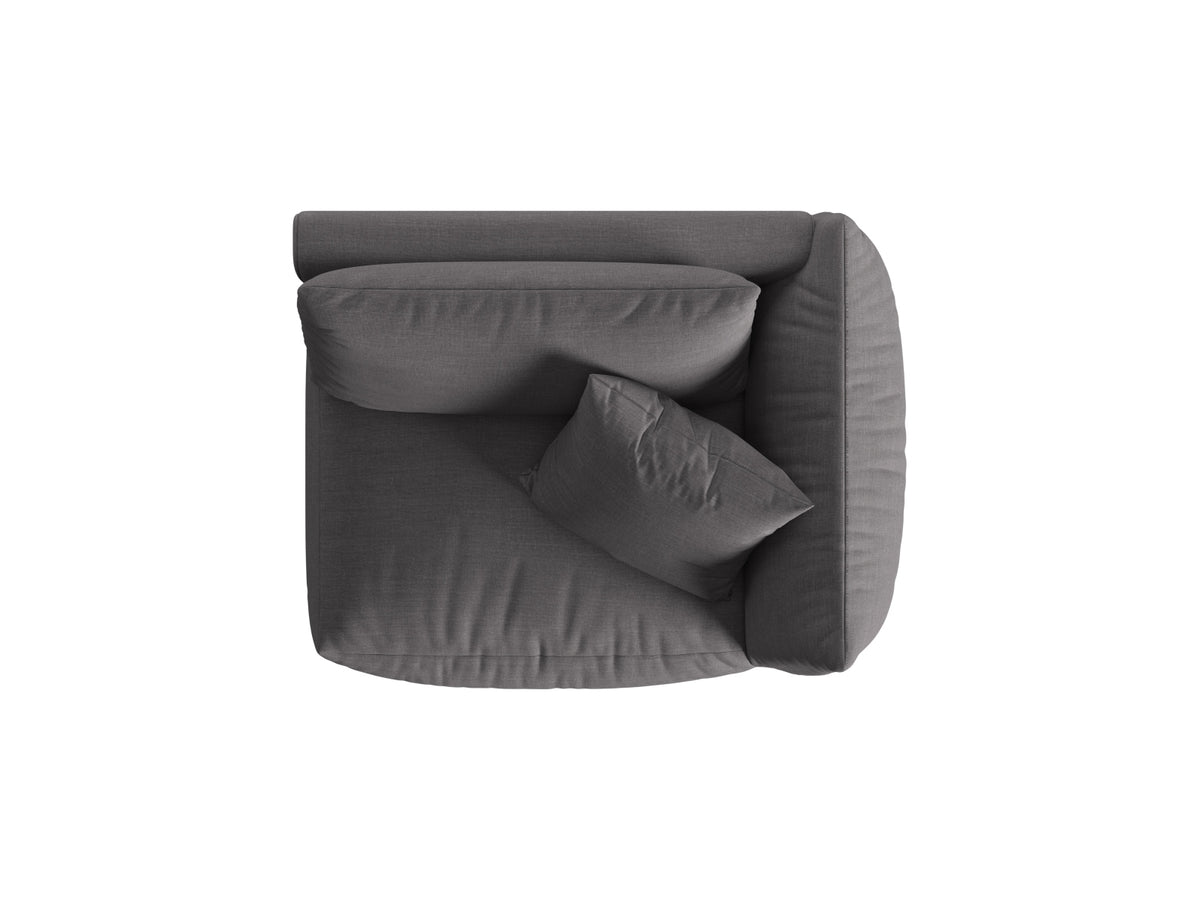 Chris Modul rechts 1 Sitzer in Sand-LINS präsentiert im Onlineshop von KAQTU Design AG. Modulares Sofa ist von Micadoni