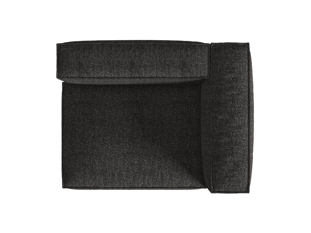 Nuria Boucle rechts Modular Sofa 2 Sitzer in Anthracite-Monet präsentiert im Onlineshop von KAQTU Design AG. Modulares Sofa ist von Micadoni