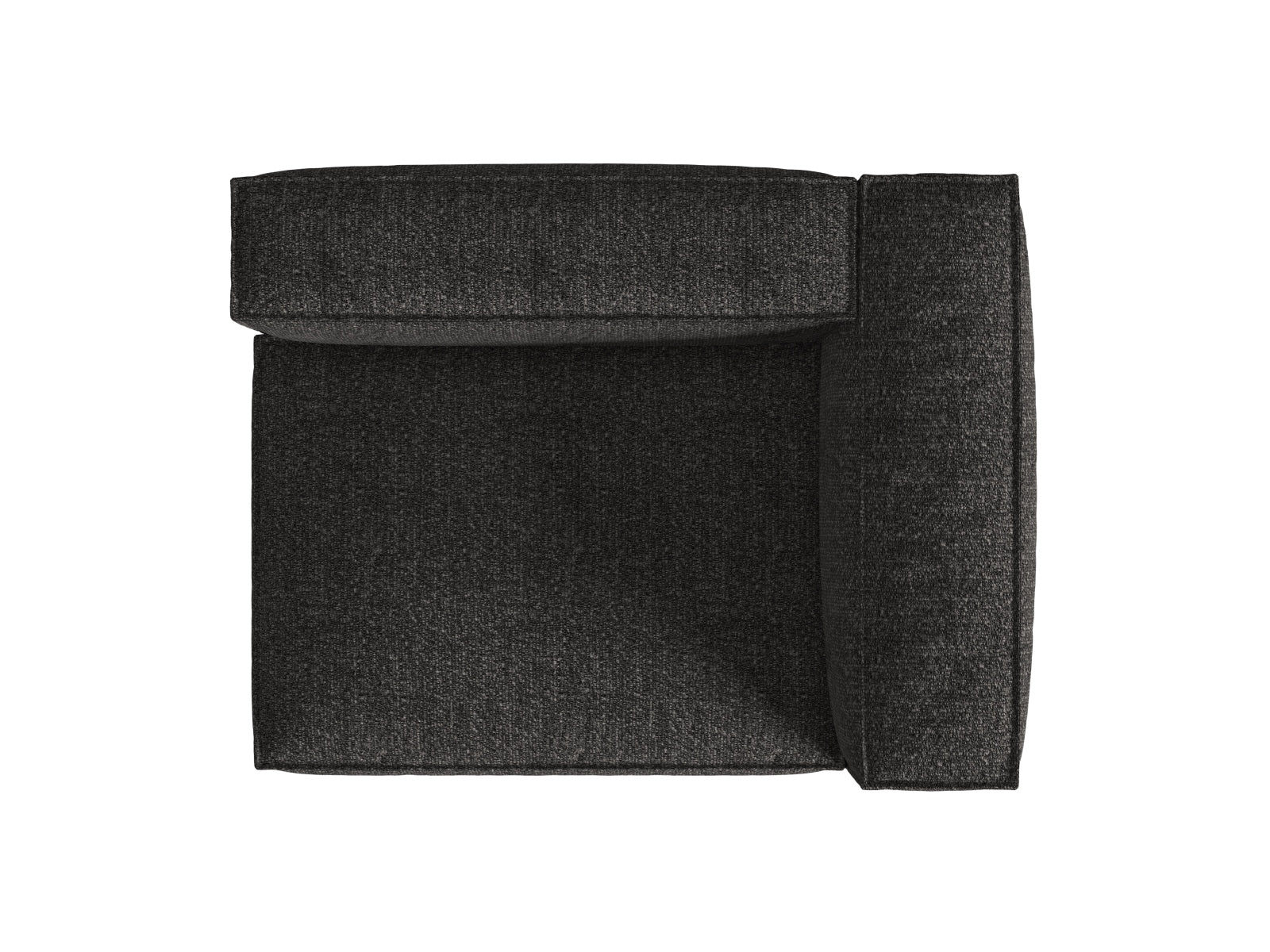 Stylisches Nuria Boucle 2-Sitzer Sofa in zeitlosem Anthrazit, perfekt für einladende und moderne Wohnkonzepte von Micadoni.