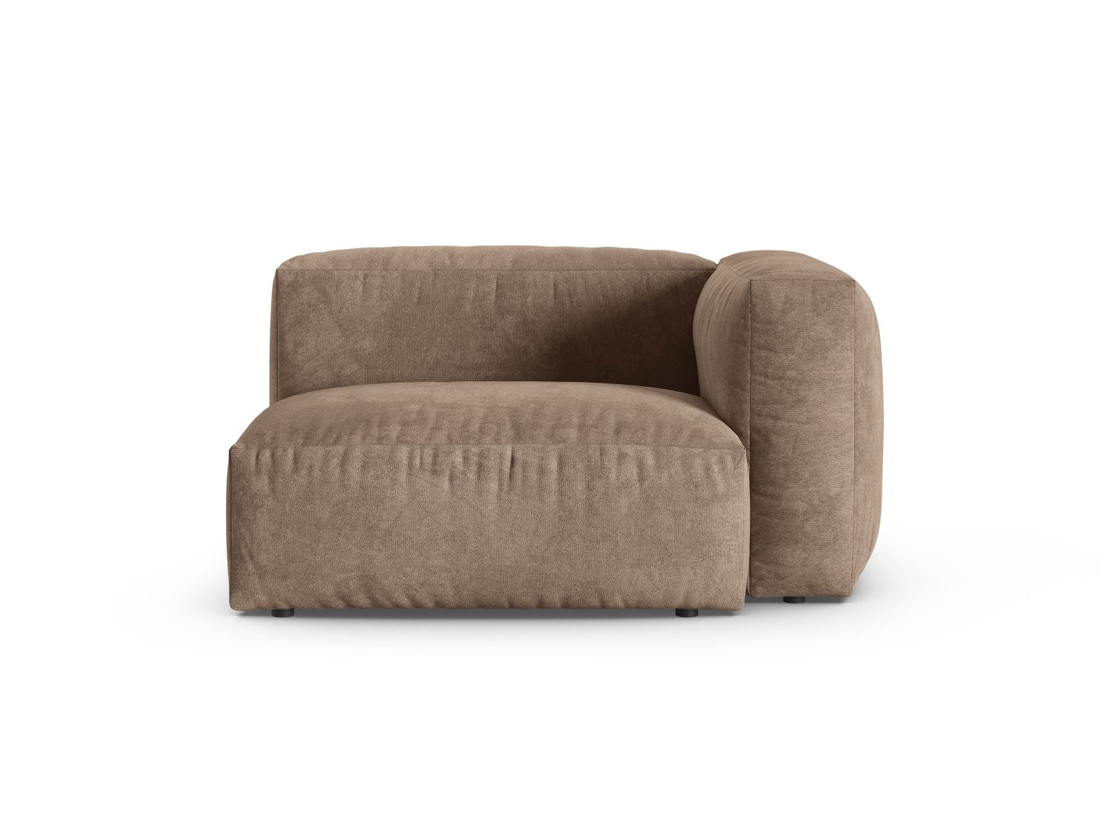 1-Sitzer Sofa Martina Wide XL rechts in Dark Beige-Vogue präsentiert im Onlineshop von KAQTU Design AG. Modulares Sofa ist von Micadoni