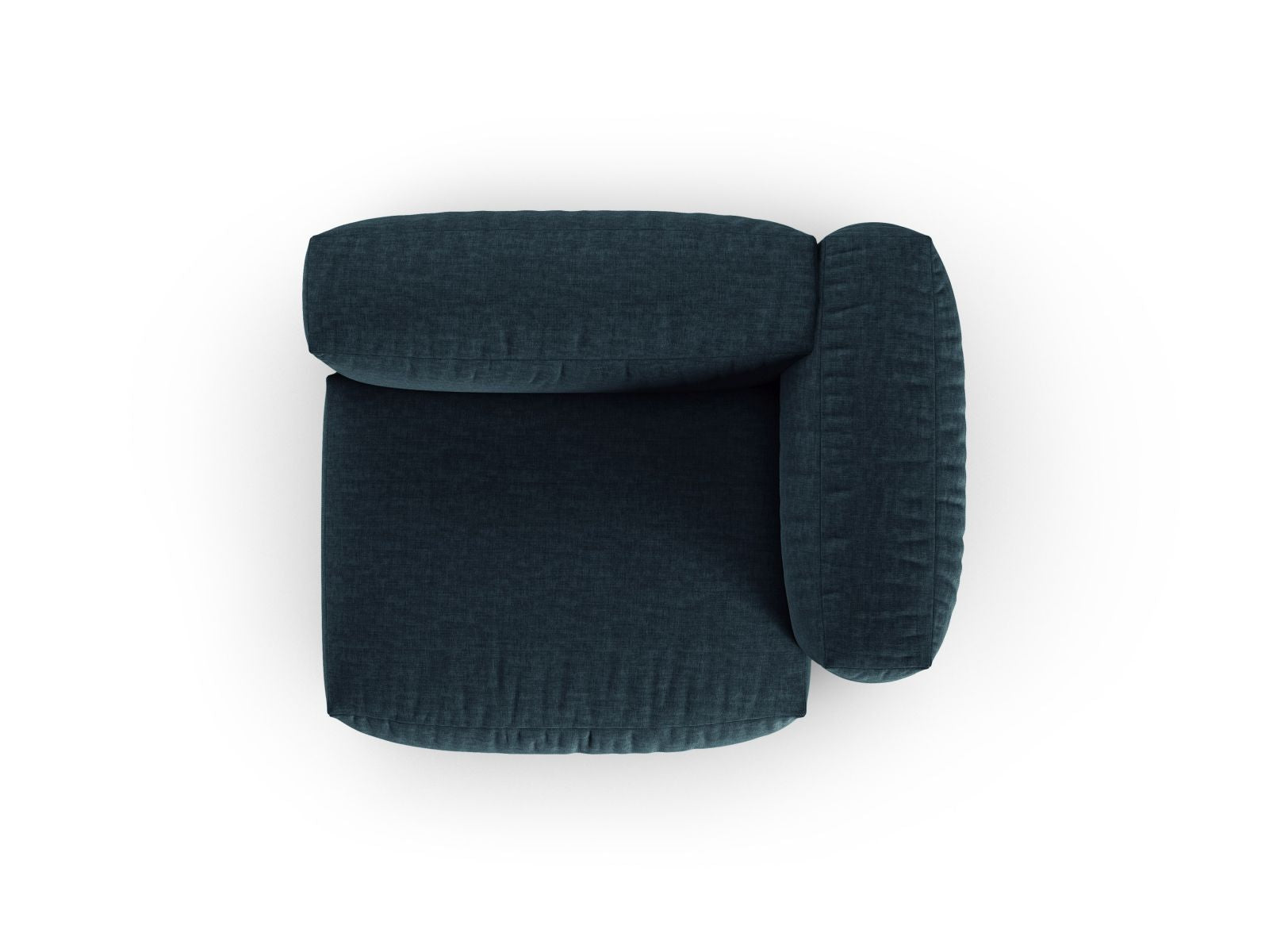 Stylisches 1-Sitzer Sofa Martina Wide XL in Blue Jeans-Boston, perfekt für zeitgemäße Einrichtung und vielseitige Nutzung im Wohnbereich.
