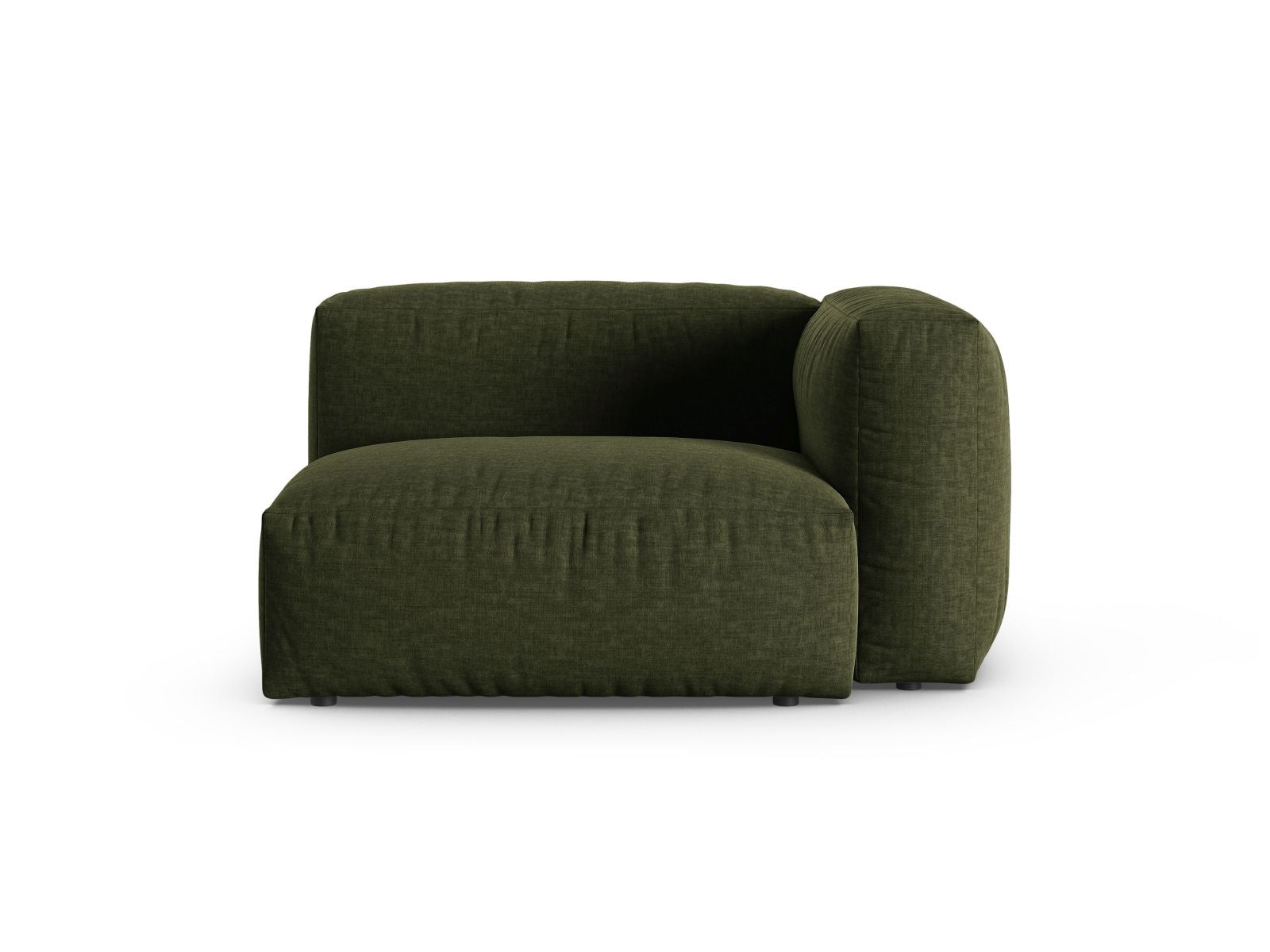 1-Sitzer Sofa Martina Wide XL rechts in Green-Boston präsentiert im Onlineshop von KAQTU Design AG. Modulares Sofa ist von Micadoni