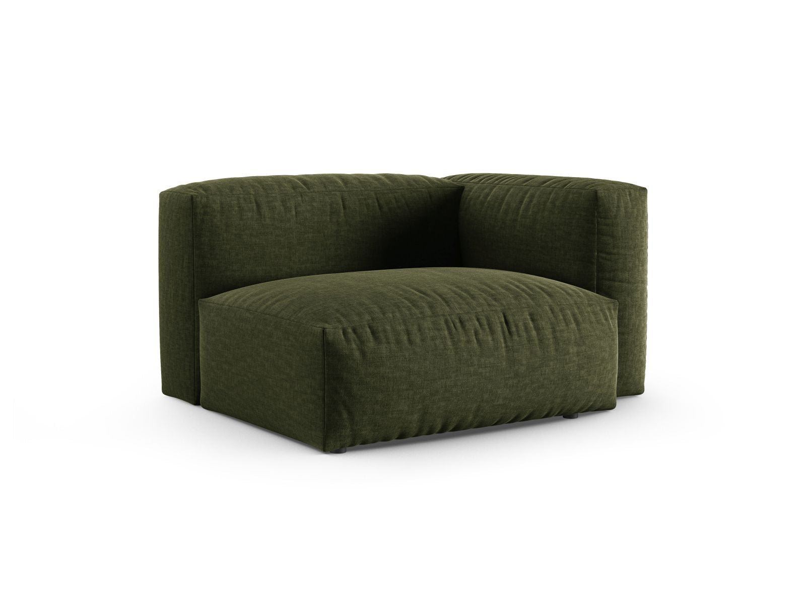 Elegantes 1-Sitzer Sofa Martina Wide XL in der Farbe Green-Boston, ideal für moderne Wohnräume, präsentiert von Micadoni.