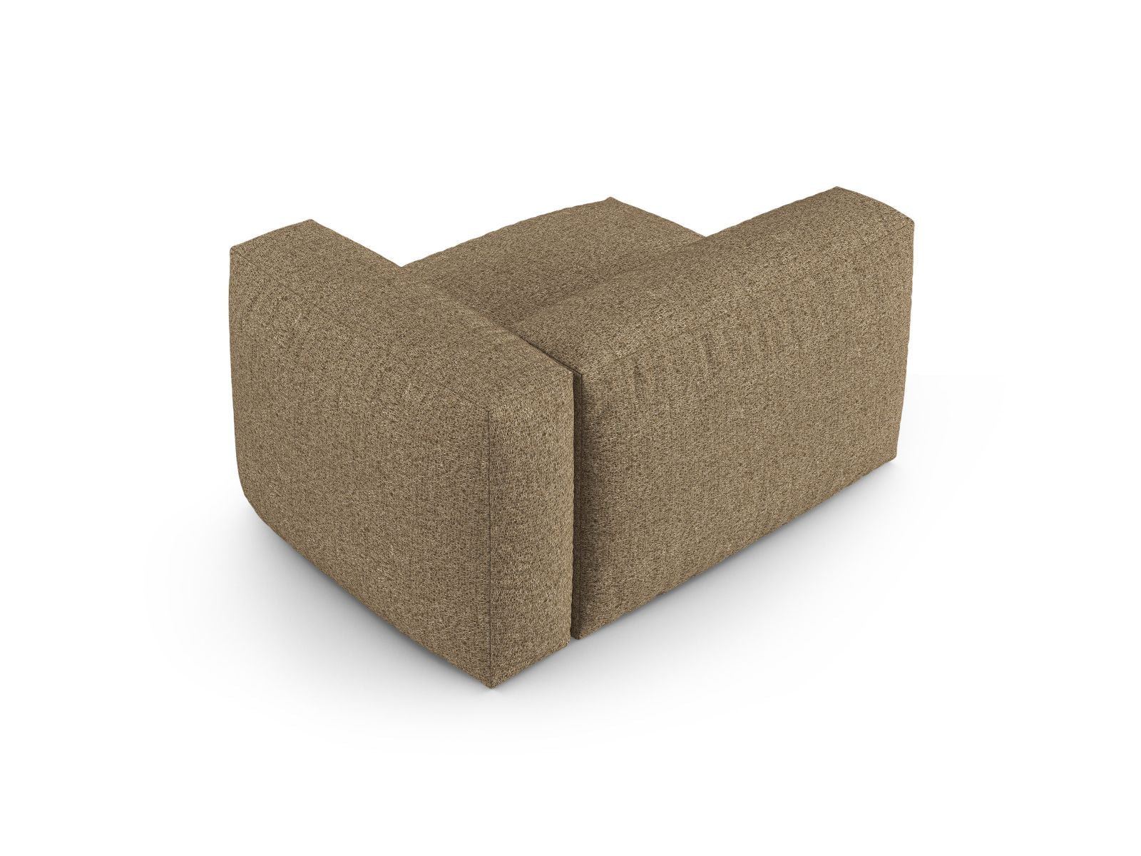 Elegantes 1-Sitzer Sofa Martina Wide XL in sanftem Cappuccino, ideal für moderne Wohnkonzepte und flexible Raumgestaltung.
