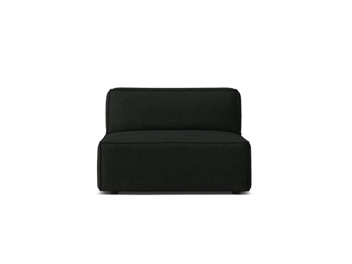1-Sitzer Modul Armless Jodie in Black-Baloo präsentiert im Onlineshop von KAQTU Design AG. Modulares Sofa ist von Micadoni