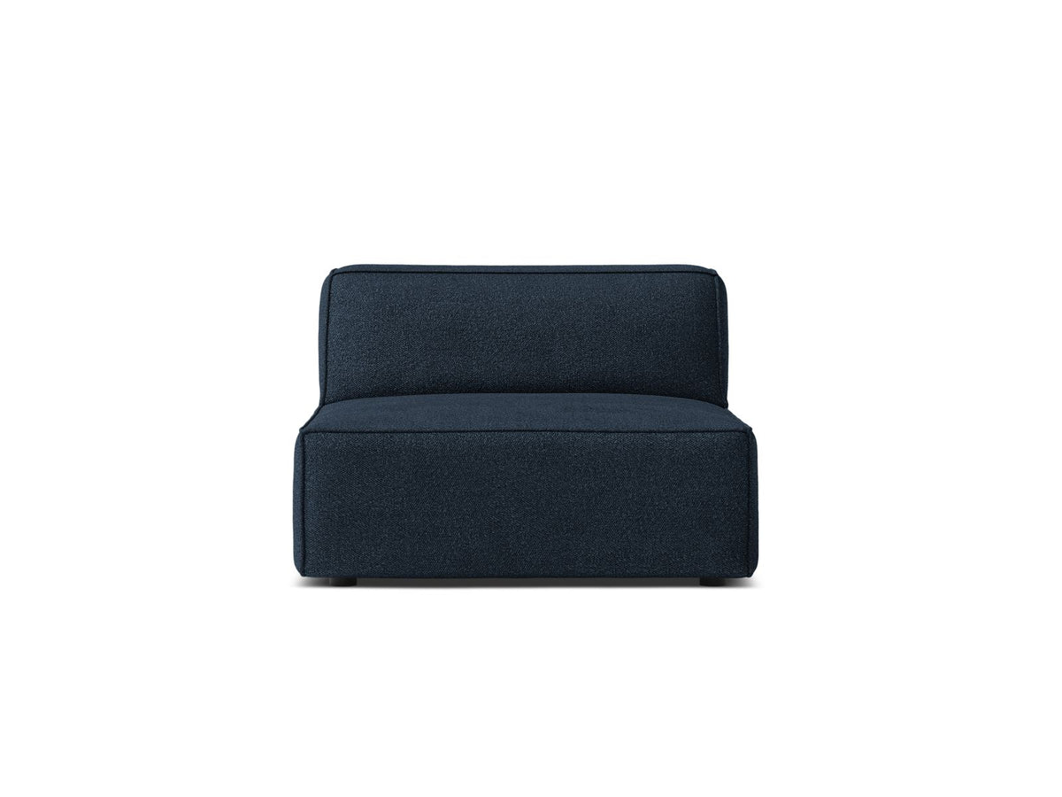 1-Sitzer Modul Armless Jodie in Dark Blue-Baloo präsentiert im Onlineshop von KAQTU Design AG. Modulares Sofa ist von Micadoni