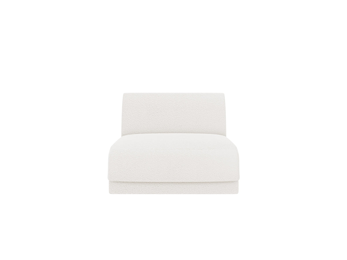 Miley Modul Armless 1 Sitzer in White-Baloo präsentiert im Onlineshop von KAQTU Design AG. Modulares Sofa ist von Micadoni