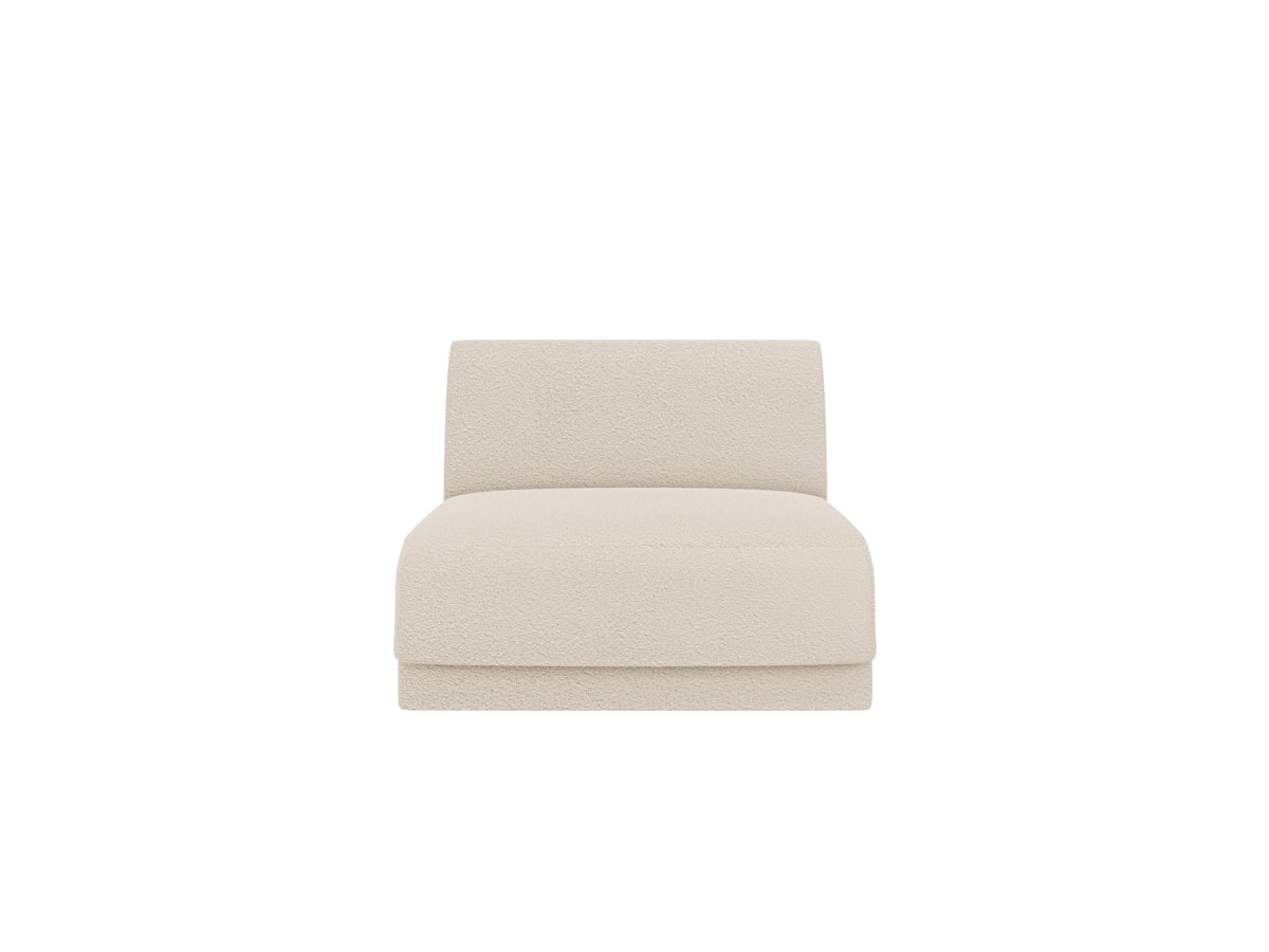 Miley Modul Armless 1 Sitzer in Beige-Baloo präsentiert im Onlineshop von KAQTU Design AG. Modulares Sofa ist von Micadoni