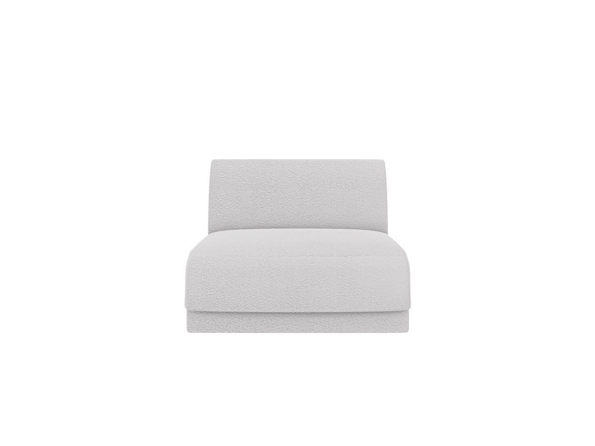 Miley Modul Armless 1 Sitzer in Light Grey-Baloo präsentiert im Onlineshop von KAQTU Design AG. Modulares Sofa ist von Micadoni