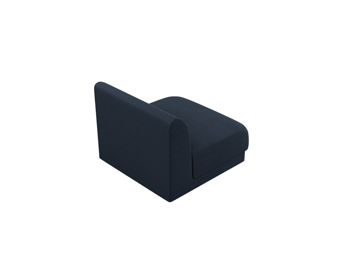 Miley Modul Armless 1 Sitzer in Dark Blue-Baloo präsentiert im Onlineshop von KAQTU Design AG. Modulares Sofa ist von Micadoni