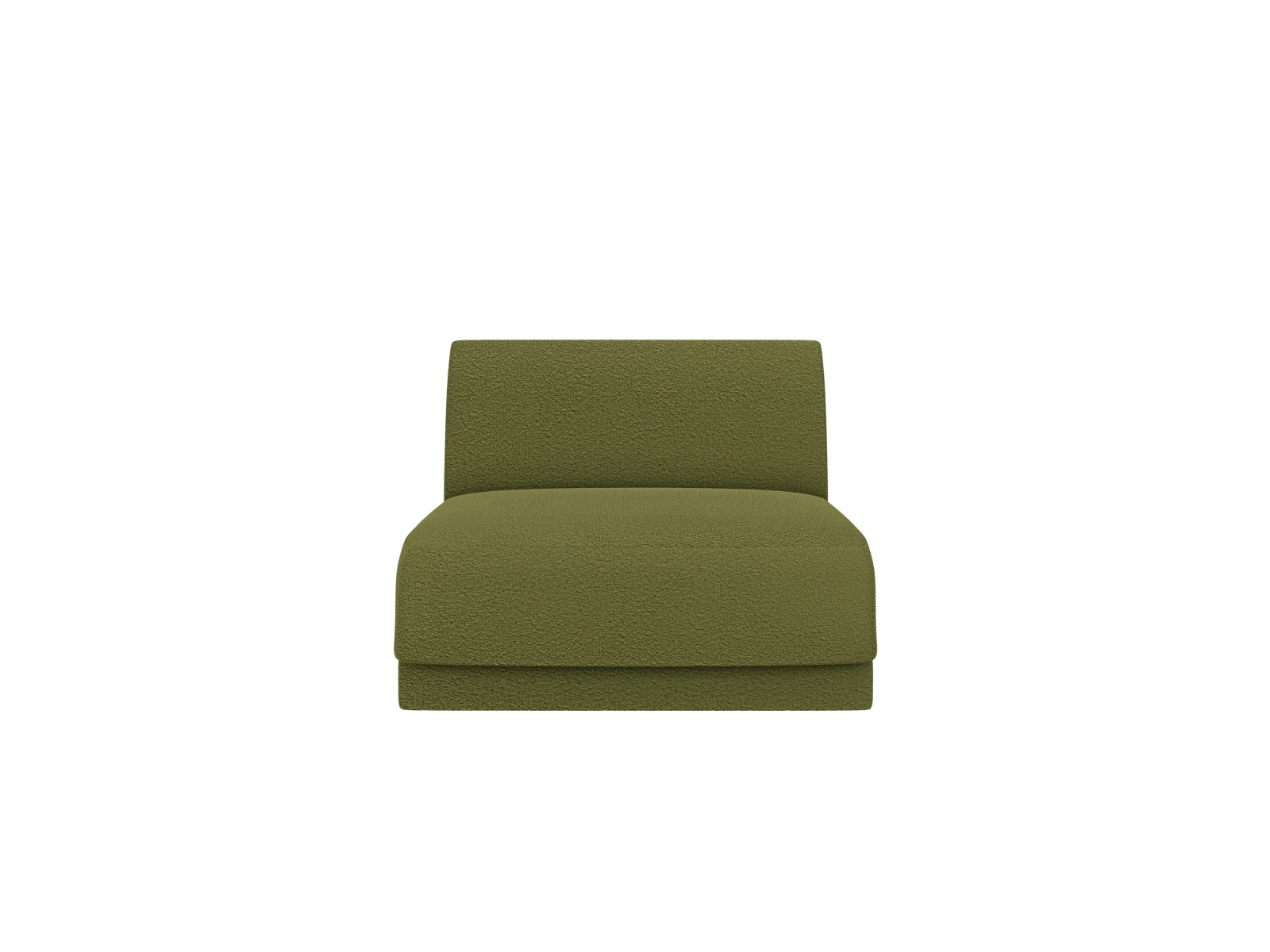 Miley Modul Armless 1 Sitzer in Dark Olive Green präsentiert im Onlineshop von KAQTU Design AG. Modulares Sofa ist von Micadoni