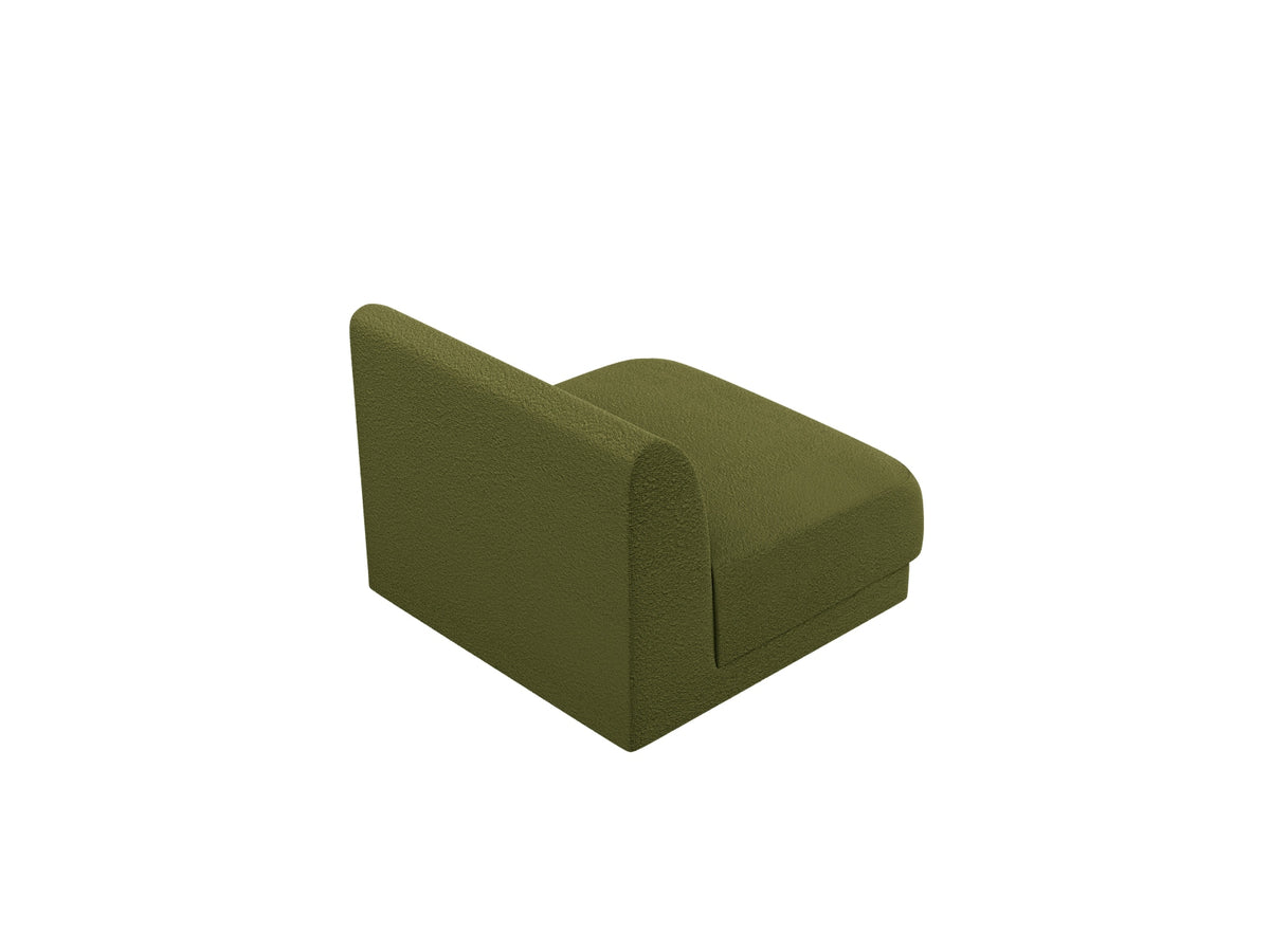 Miley Modul Armless 1 Sitzer in Dark Olive Green-Baloo präsentiert im Onlineshop von KAQTU Design AG. Modulares Sofa ist von Micadoni