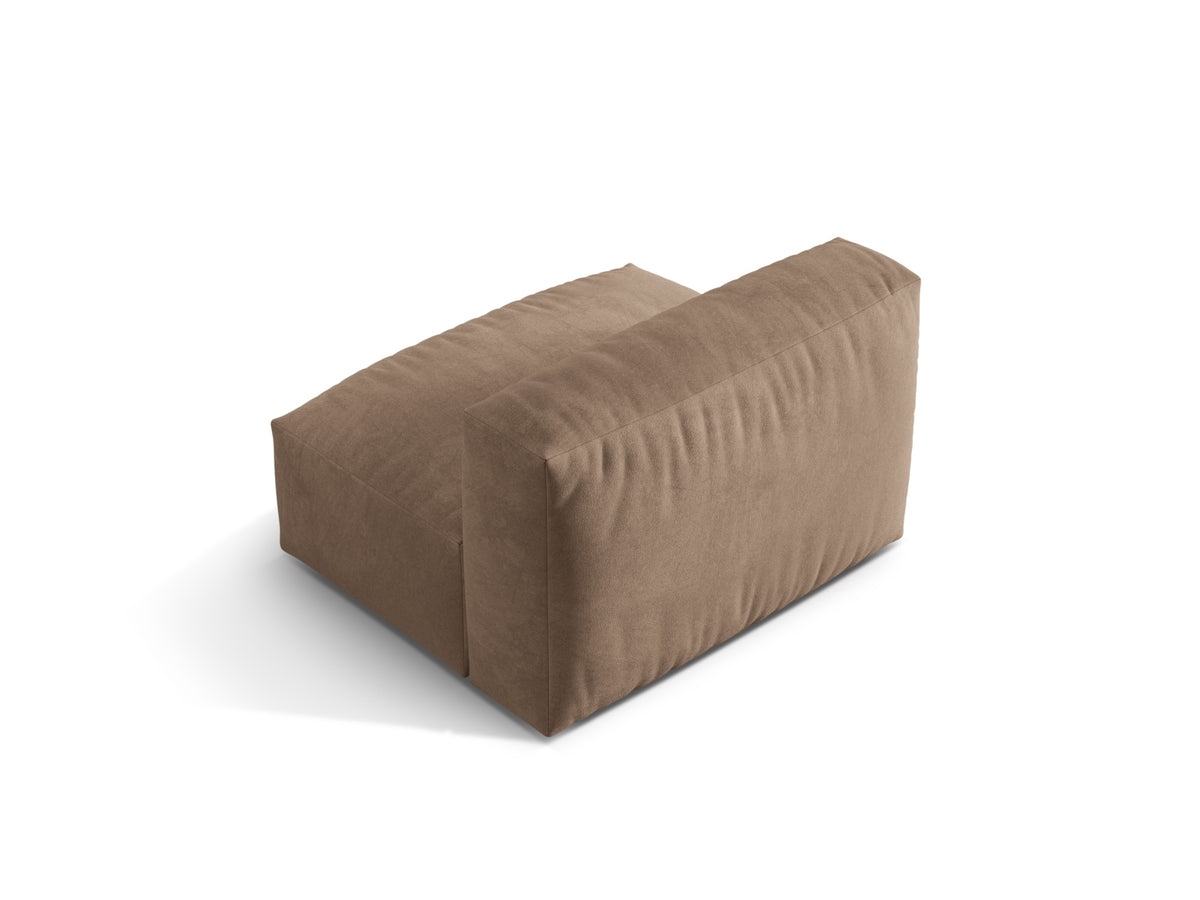 Martina Modul Armless 1 Sitzer in Dark Beige-Vogue präsentiert im Onlineshop von KAQTU Design AG. Modulares Sofa ist von Micadoni