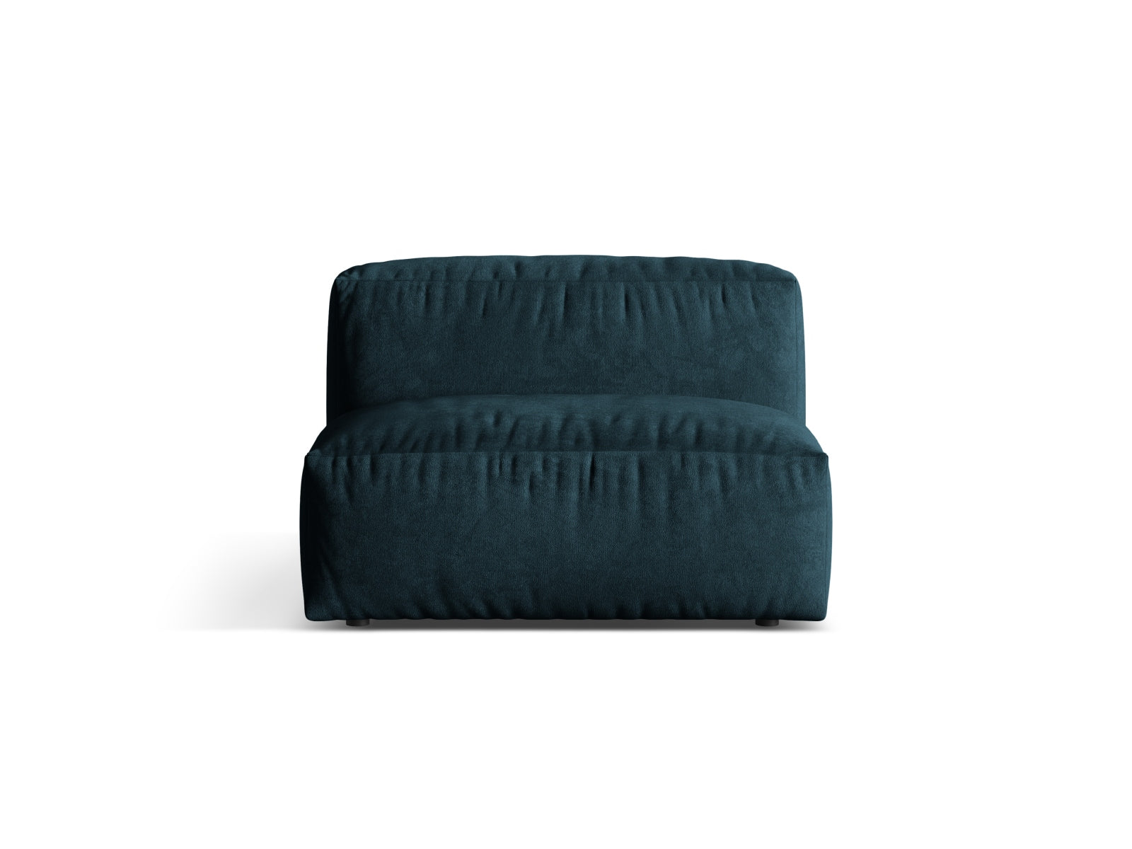 Martina Velour Modul Armless 1 Sitzer in Deep Petrol präsentiert im Onlineshop von KAQTU Design AG. Modulares Sofa ist von Micadoni