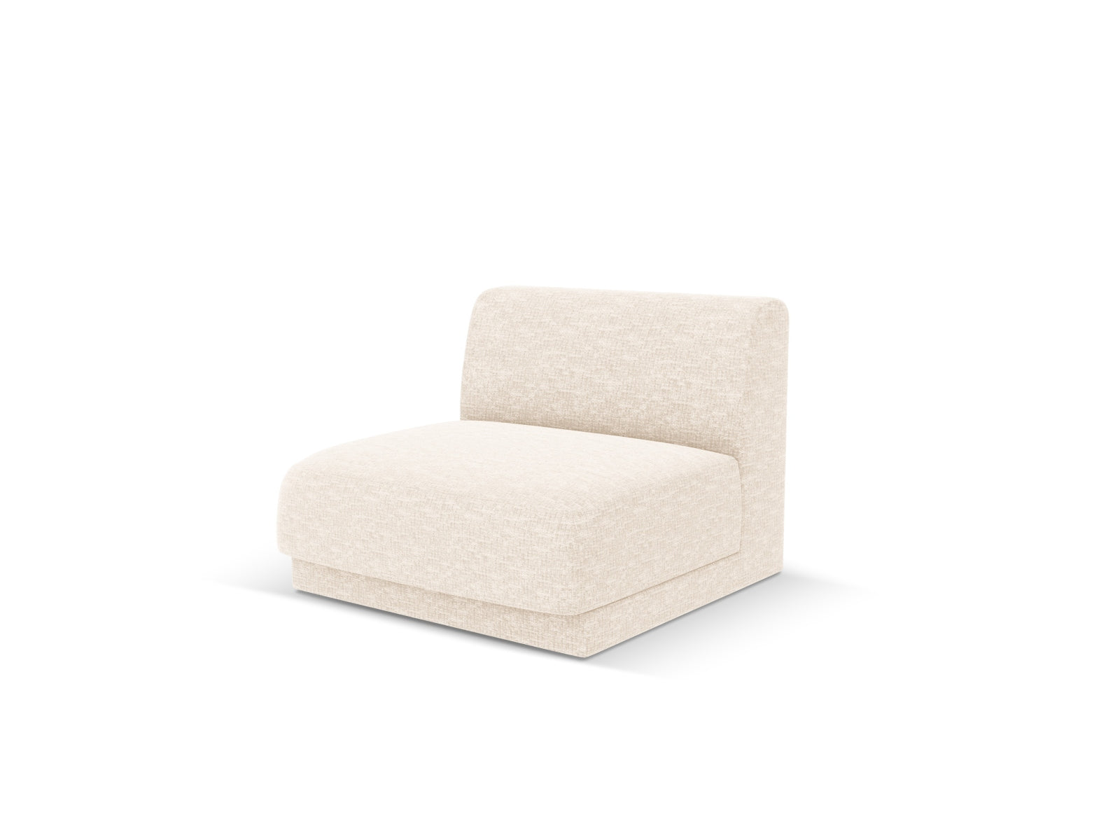 Miley Modul Armless 1 Sitzer in Light Beige präsentiert im Onlineshop von KAQTU Design AG. Modulares Sofa ist von Micadoni