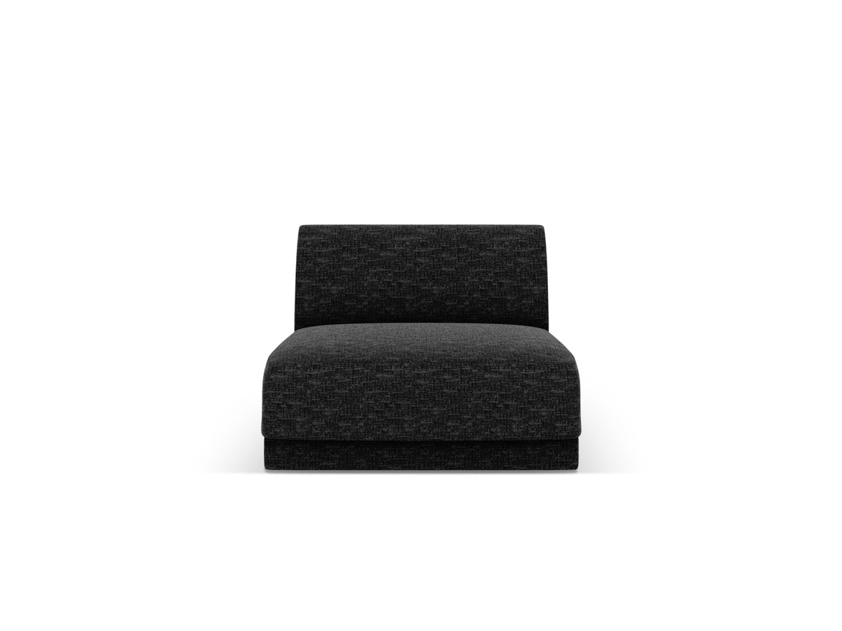Miley Modul Armless 1 Sitzer in Black-Haga präsentiert im Onlineshop von KAQTU Design AG. Modulares Sofa ist von Micadoni