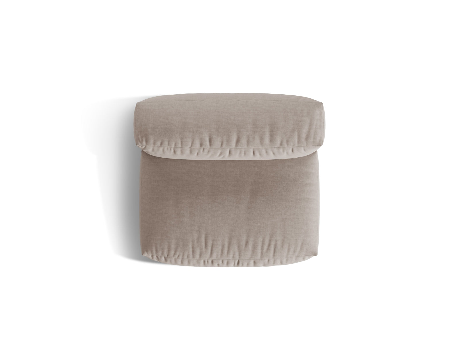 Eleganter Martina Modul Armless 1 Sitzer in stilvollem Dunkelbeige, ideal für flexible Wohnkonzepte und komfortable Sitzmöglichkeiten.