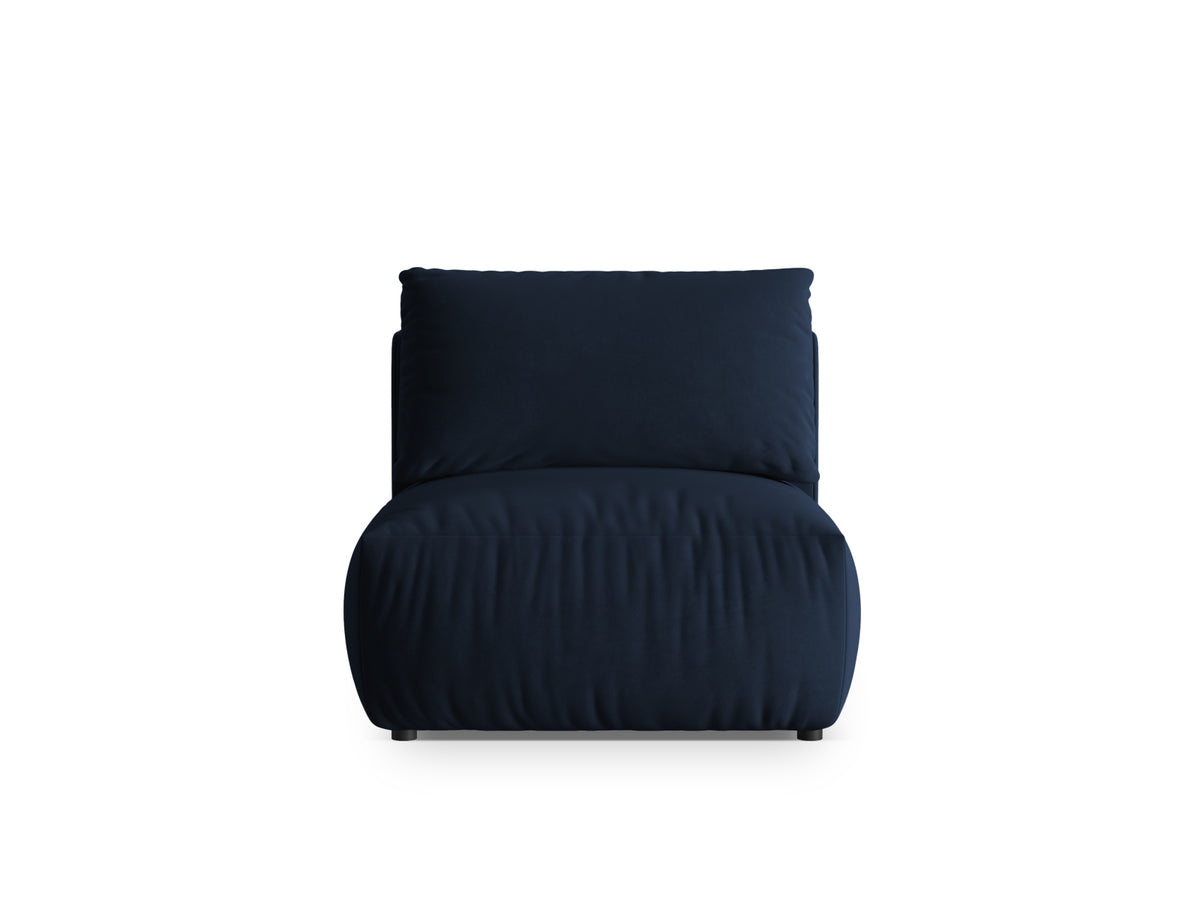 Chris Velour Modul Armless 1 Sitzer in Royal Blue-Casino präsentiert im Onlineshop von KAQTU Design AG. Modulares Sofa ist von Micadoni