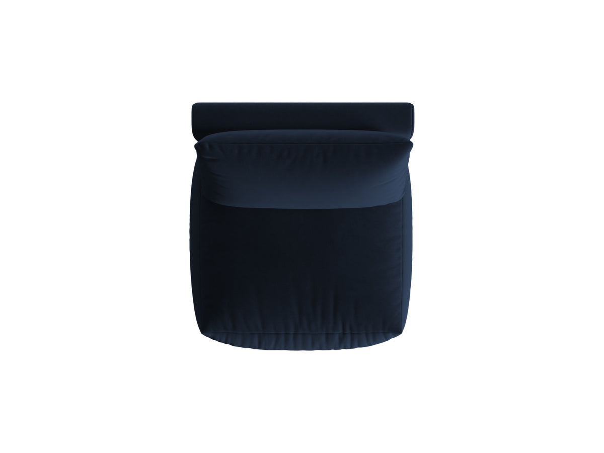 Chris Velour Modul Armless 1 Sitzer in Royal Blue-Casino präsentiert im Onlineshop von KAQTU Design AG. Modulares Sofa ist von Micadoni