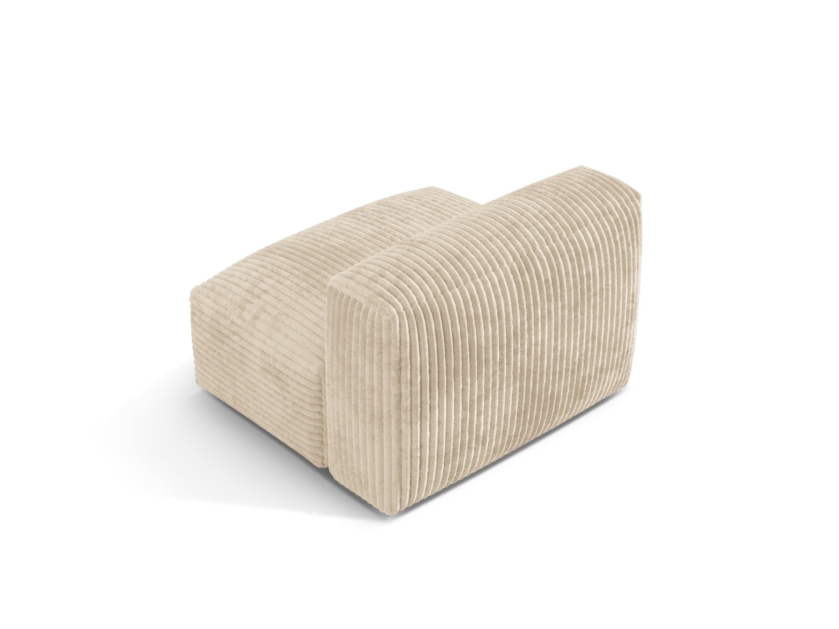 Martina Modul Armless 1 Sitzer in Light Beige-Tilia präsentiert im Onlineshop von KAQTU Design AG. Modulares Sofa ist von Micadoni