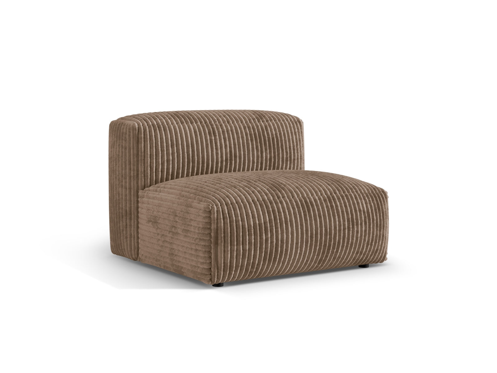 Eleganter Martina Modul Armless 1 Sitzer in der Farbe Acorn-Tilia, ideal für individuelles Sofa-Design von Micadoni.