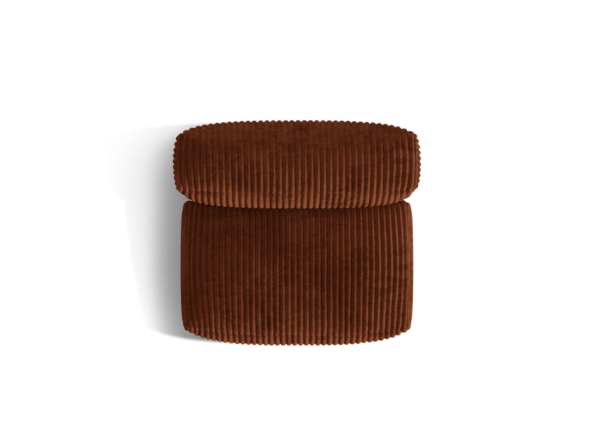Martina Modul Armless 1 Sitzer in Brick-Tilia präsentiert im Onlineshop von KAQTU Design AG. Modulares Sofa ist von Micadoni