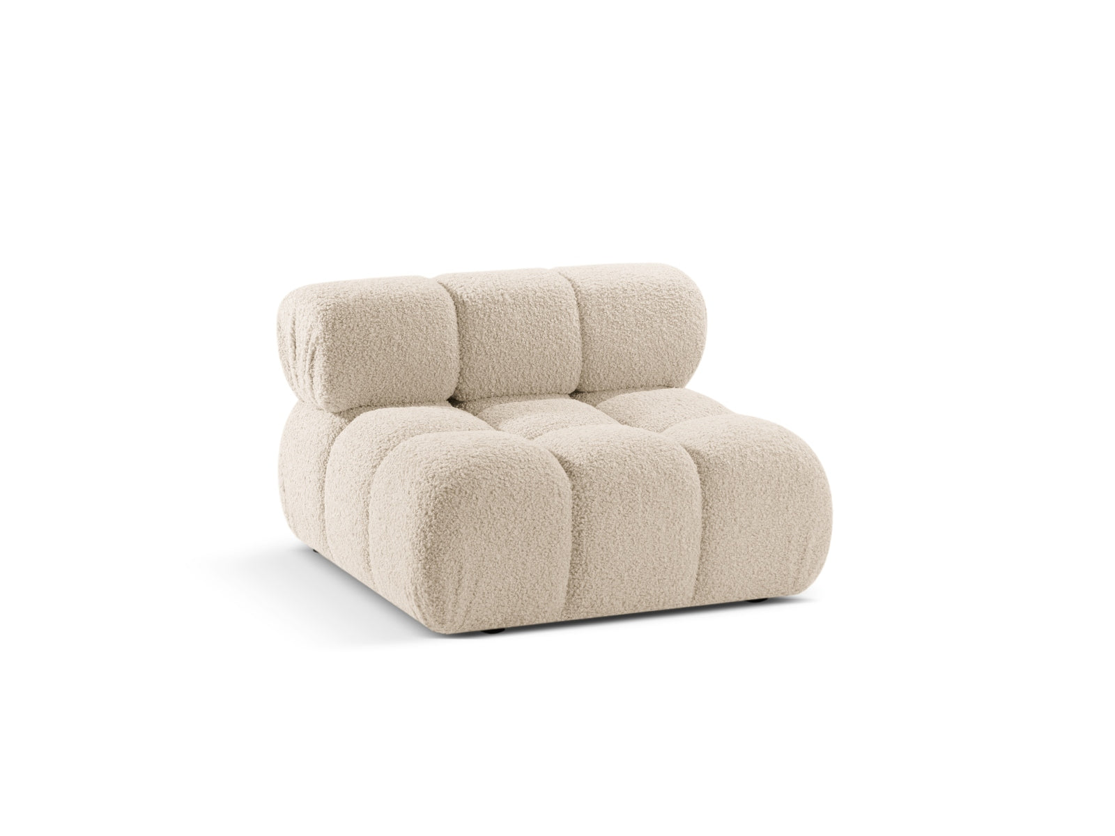 Eleganter Bellis Modul Armless 1 Sitzer in hellem Beige, ideal für individuelle Sofa-Kombinationen im modernen Wohnraum.