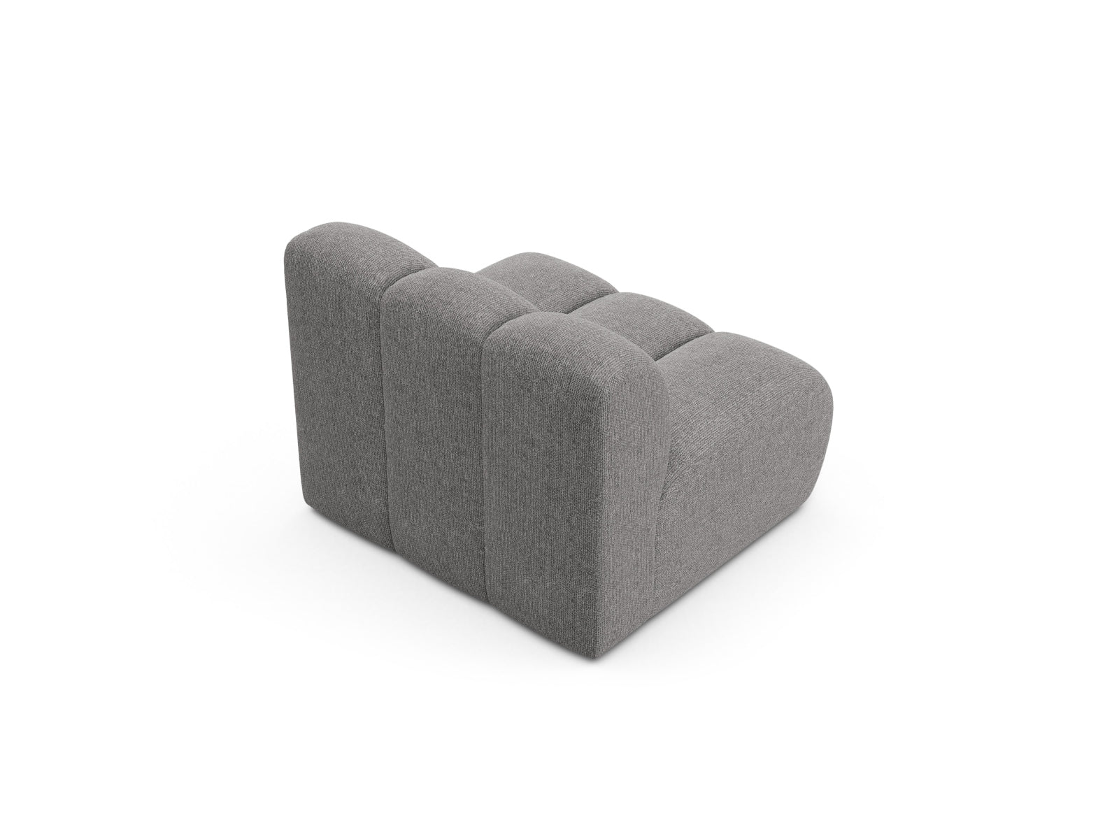 Stylischer Lupine Modul Armless 1 Sitzer in sanftem Grau, perfekt für kreative Sofa-Arrangements in zeitgemäßen Wohnkonzepten.