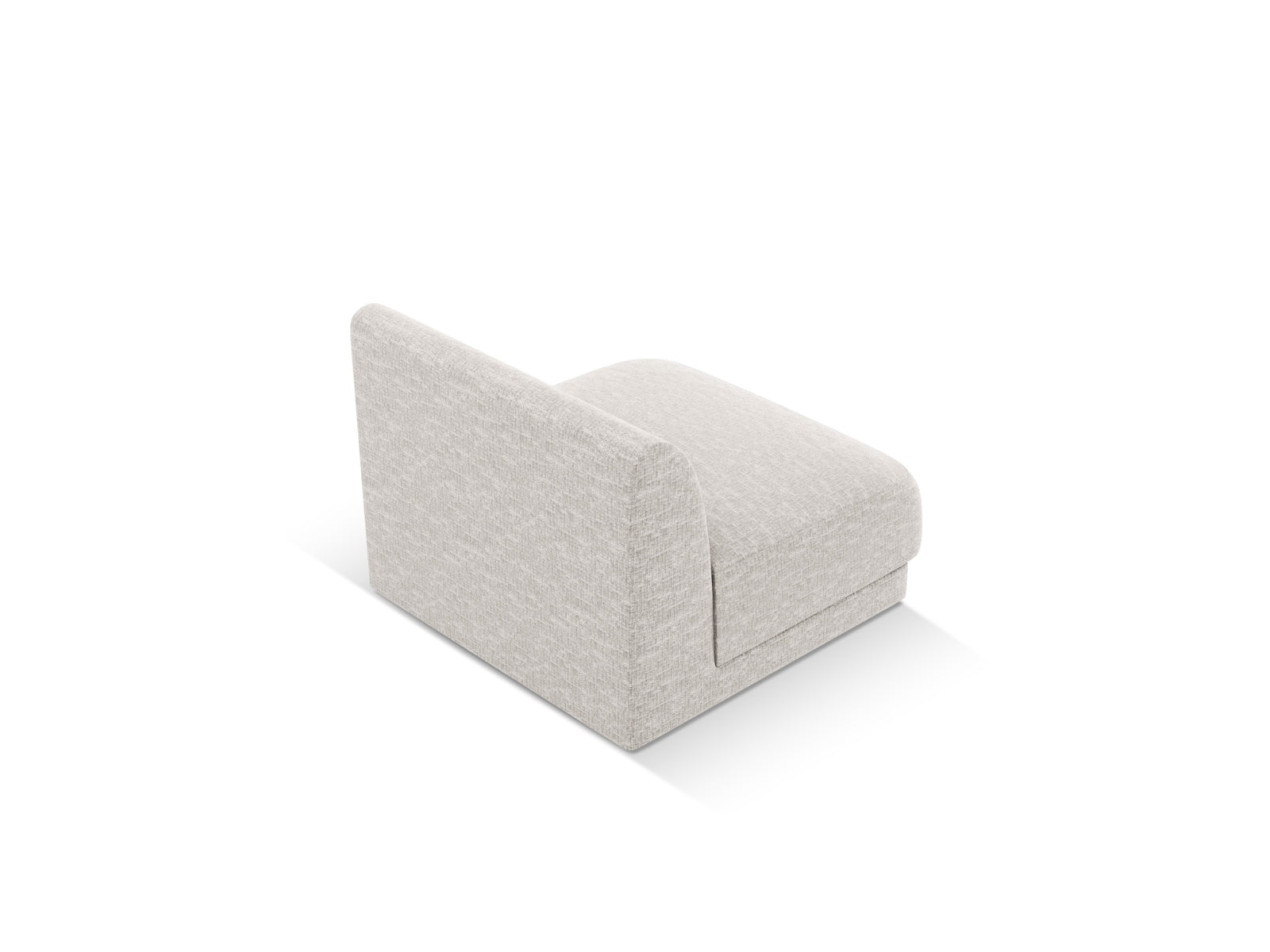 Miley Modul Armless 1 Sitzer in Silver präsentiert im Onlineshop von KAQTU Design AG. Modulares Sofa ist von Micadoni
