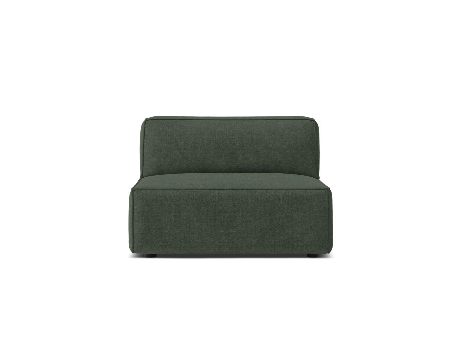 1-Sitzer Modul Armless Jodie in Moss Green-Liberty präsentiert im Onlineshop von KAQTU Design AG. Modulares Sofa ist von Micadoni