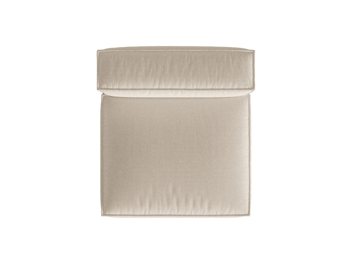 1-Sitzer Modul Armless Nuria in Beige-Liberty präsentiert im Onlineshop von KAQTU Design AG. Modulares Sofa ist von Micadoni