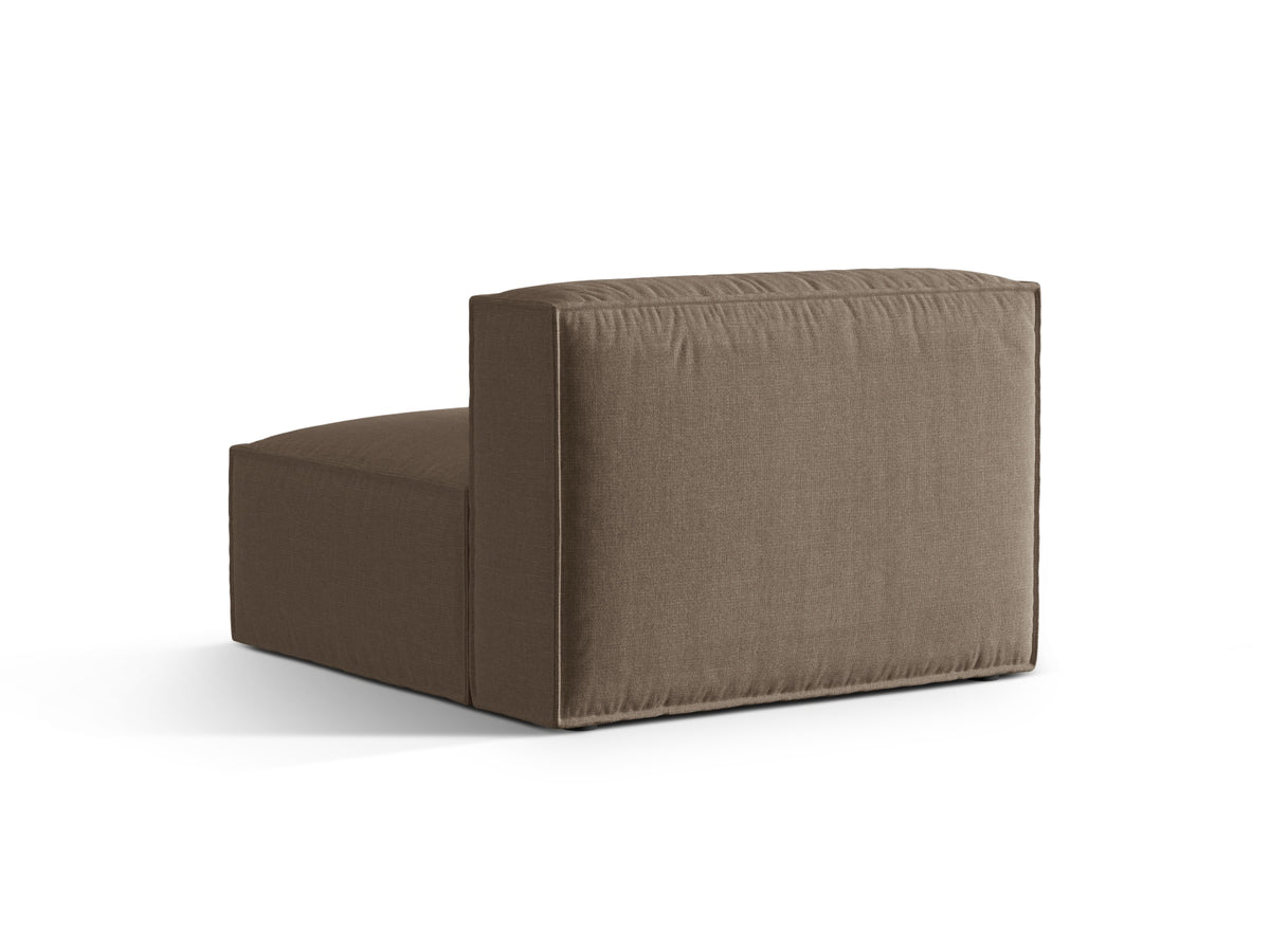 1-Sitzer Modul Armless Nuria in Cappuccino-Liberty präsentiert im Onlineshop von KAQTU Design AG. Modulares Sofa ist von Micadoni