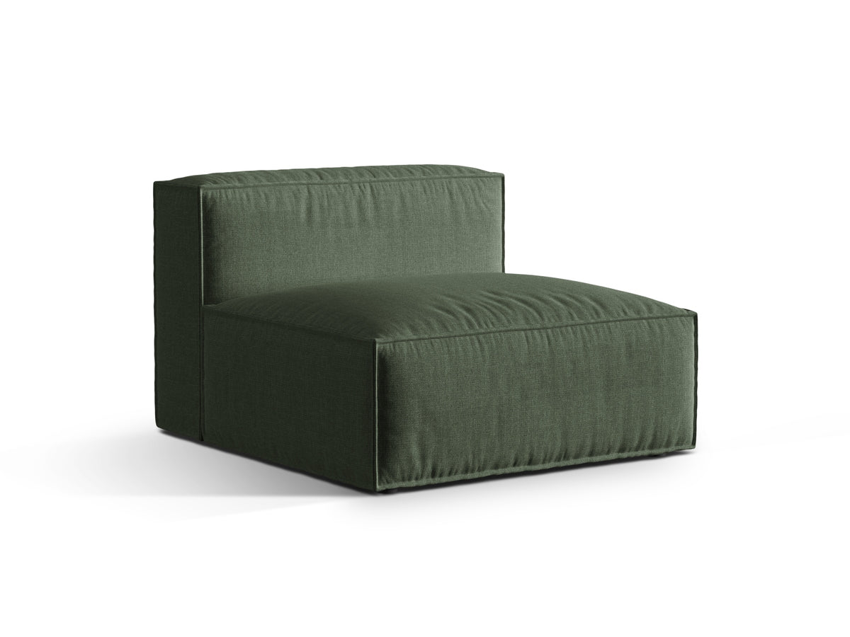 1-Sitzer Modul Armless Nuria in Moss Green-Liberty präsentiert im Onlineshop von KAQTU Design AG. Modulares Sofa ist von Micadoni