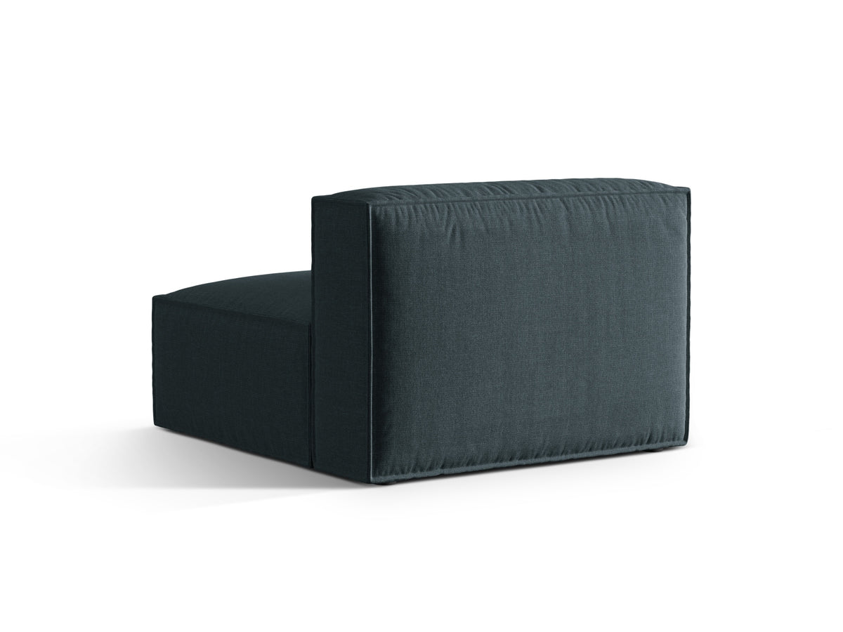 1-Sitzer Modul Armless Nuria in Deep Petrol-Liberty präsentiert im Onlineshop von KAQTU Design AG. Modulares Sofa ist von Micadoni