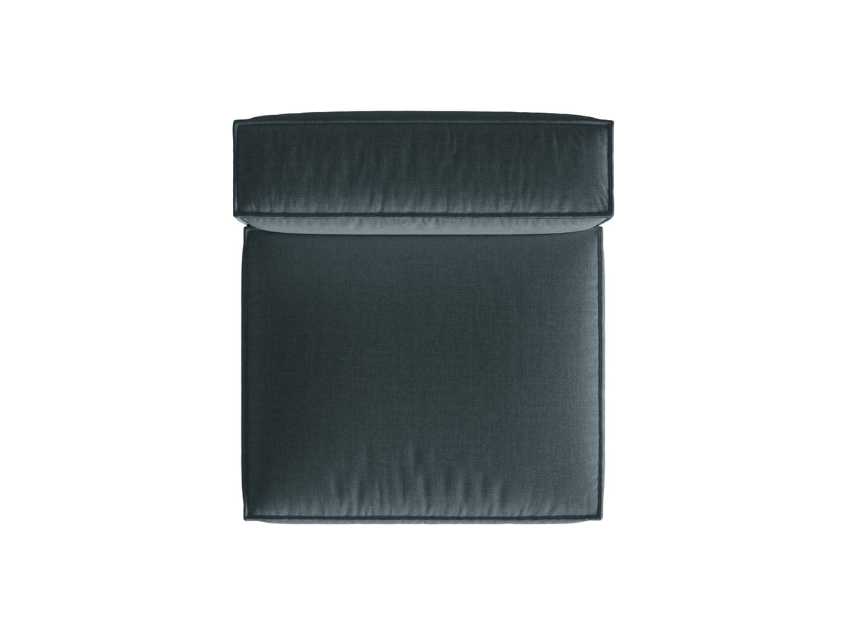 1-Sitzer Modul Armless Nuria in Deep Petrol-Liberty präsentiert im Onlineshop von KAQTU Design AG. Modulares Sofa ist von Micadoni