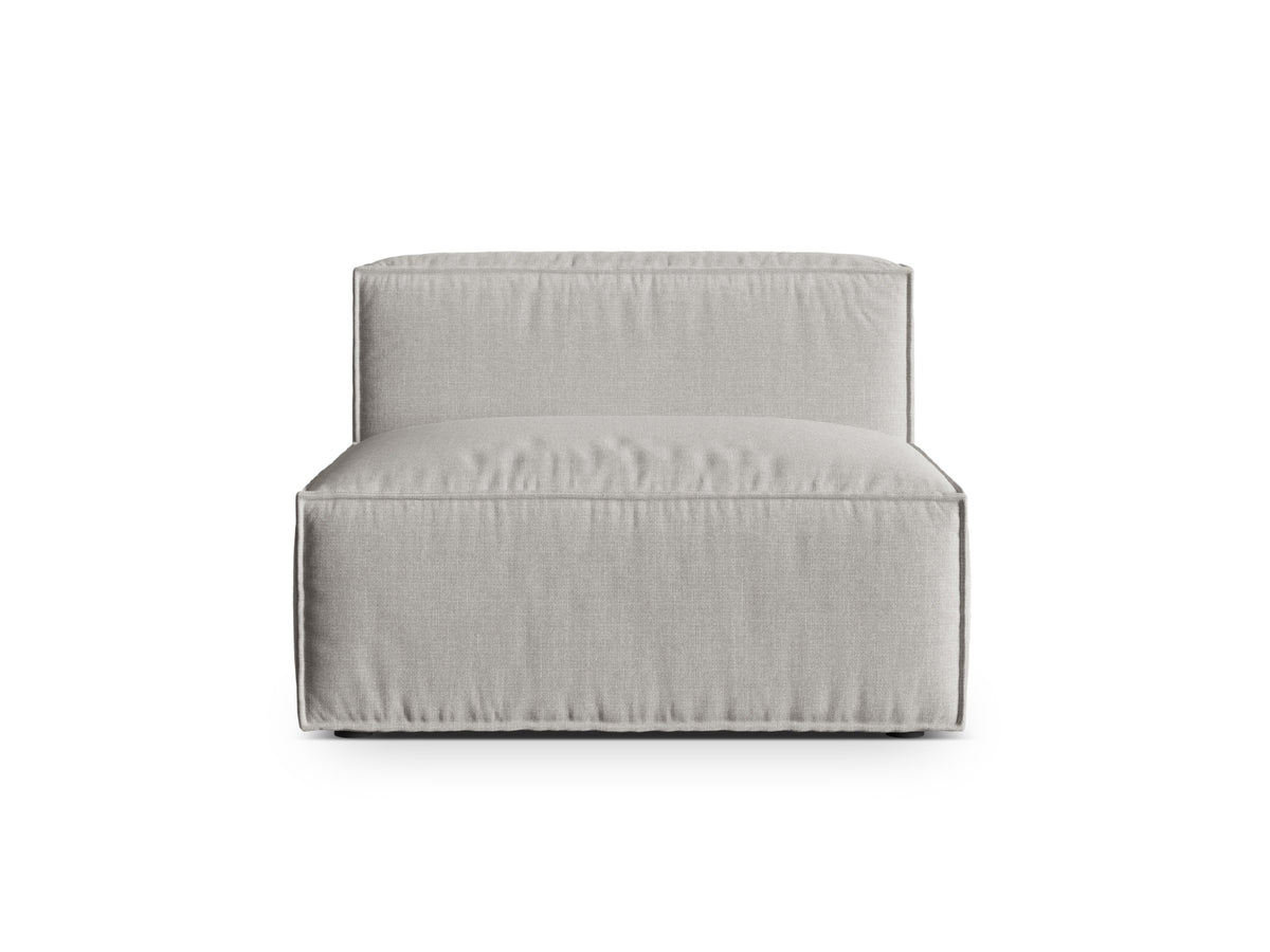 1-Sitzer Modul Armless Nuria in Light Grey-Liberty präsentiert im Onlineshop von KAQTU Design AG. Modulares Sofa ist von Micadoni