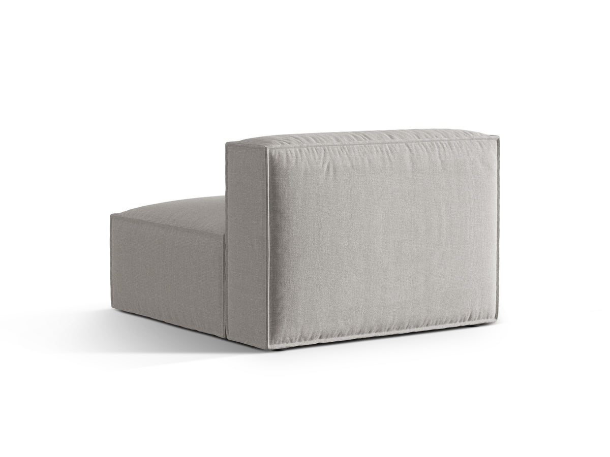 1-Sitzer Modul Armless Nuria in Light Grey-Liberty präsentiert im Onlineshop von KAQTU Design AG. Modulares Sofa ist von Micadoni