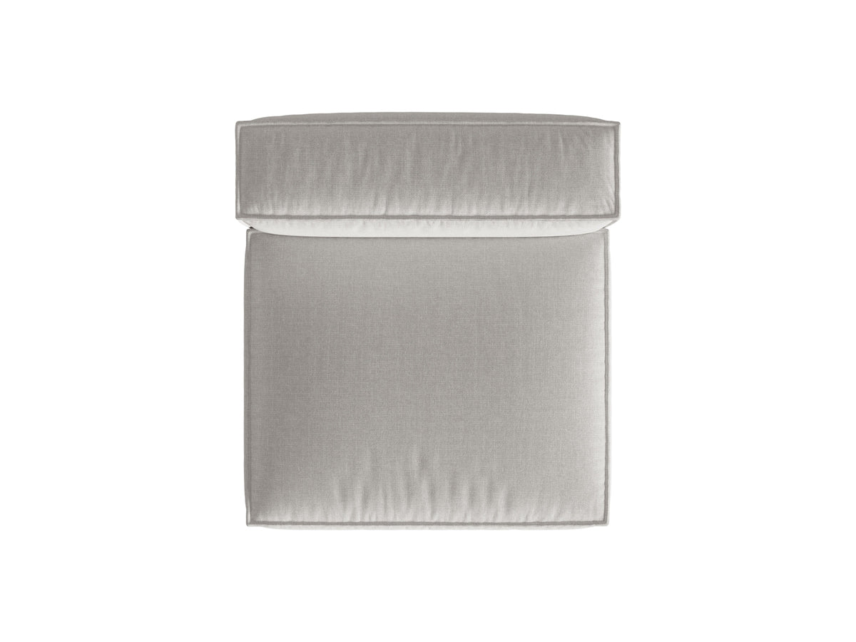 1-Sitzer Modul Armless Nuria in Light Grey-Liberty präsentiert im Onlineshop von KAQTU Design AG. Modulares Sofa ist von Micadoni