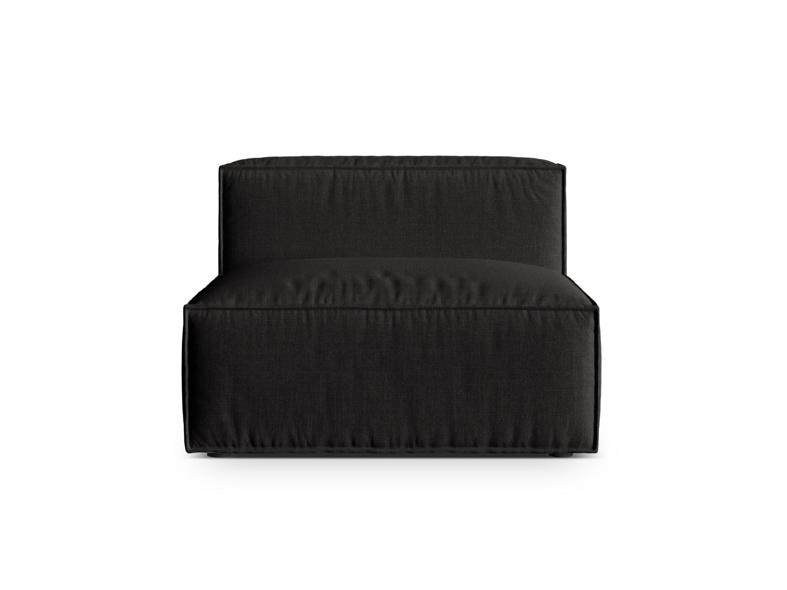 1-Sitzer Modul Armless Nuria in Black-Liberty präsentiert im Onlineshop von KAQTU Design AG. Modulares Sofa ist von Micadoni
