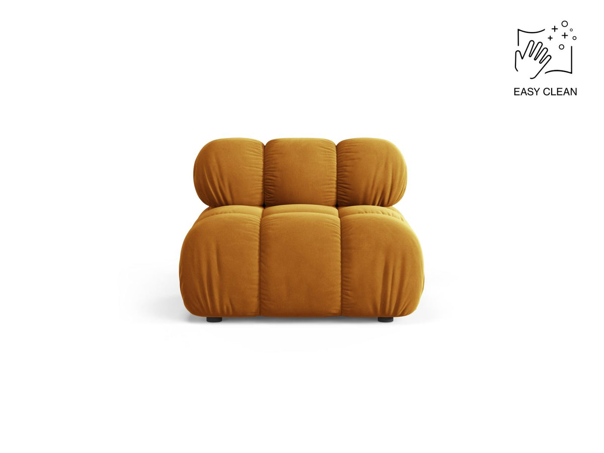1-Sitzer Modul Armless Bellis in Yellow-Venus präsentiert im Onlineshop von KAQTU Design AG. Modulares Sofa ist von Micadoni