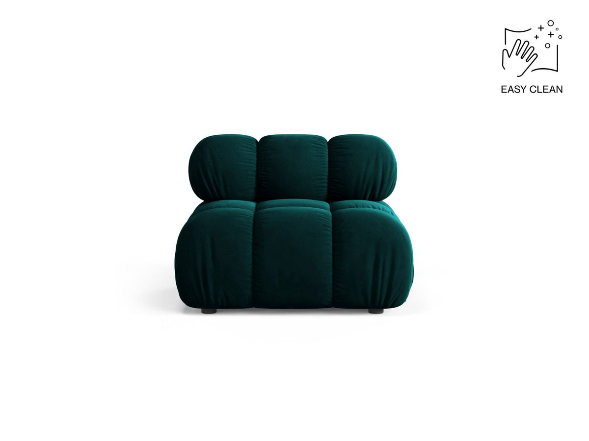 1-Sitzer Modul Armless Bellis in Deep Petrol-Venus präsentiert im Onlineshop von KAQTU Design AG. Modulares Sofa ist von Micadoni