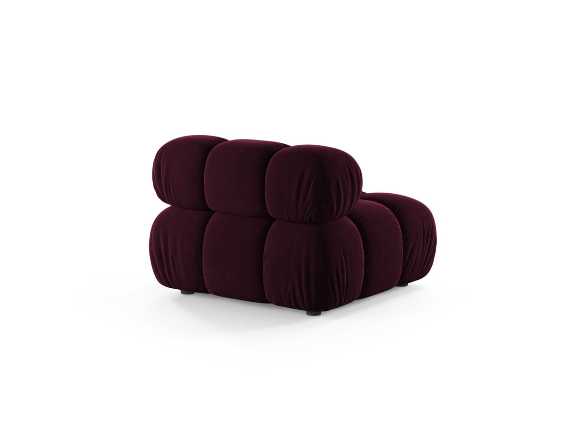 1-Sitzer Modul Armless Bellis in Burgundy-Venus präsentiert im Onlineshop von KAQTU Design AG. Modulares Sofa ist von Micadoni
