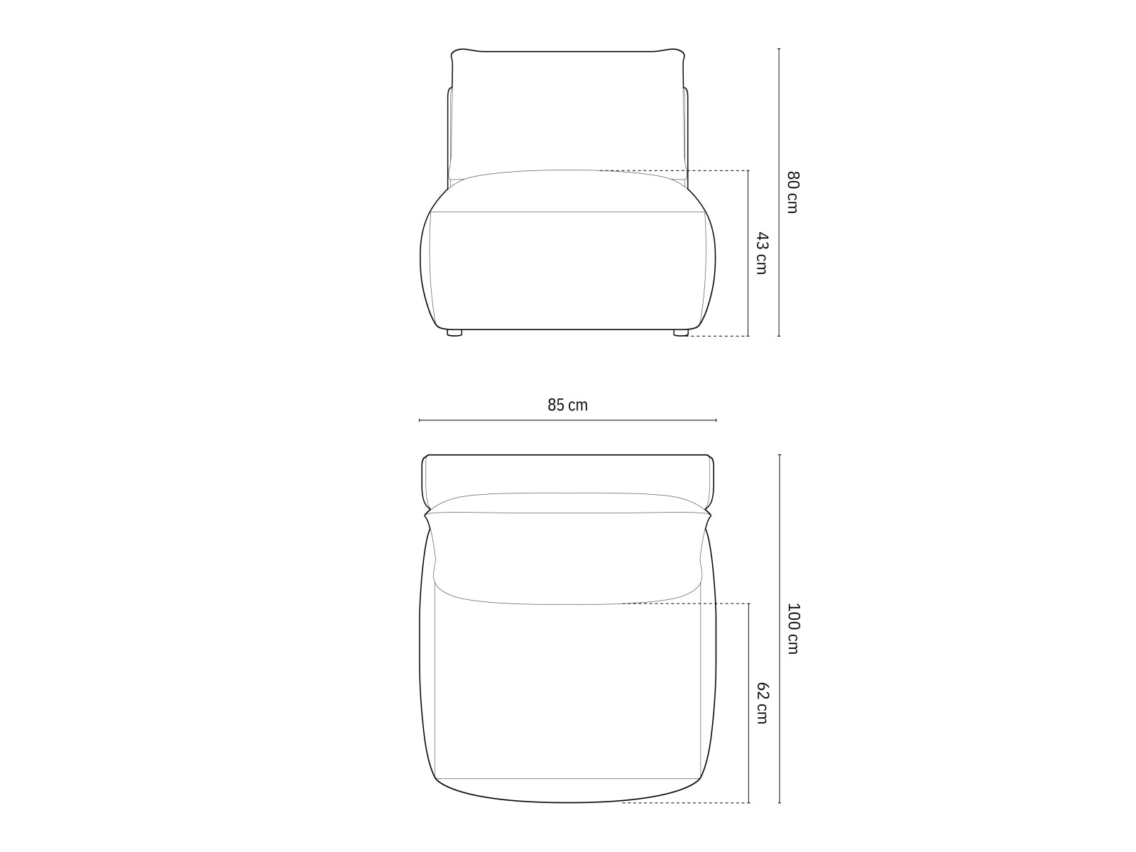Erleben Sie den Chris Modul Armless 1 Sitzer von Micadoni – stilvoll, flexibel und ideal für Ihr zeitgemässes Zuhause. Perfekte Ergänzung für jedes Interieur.