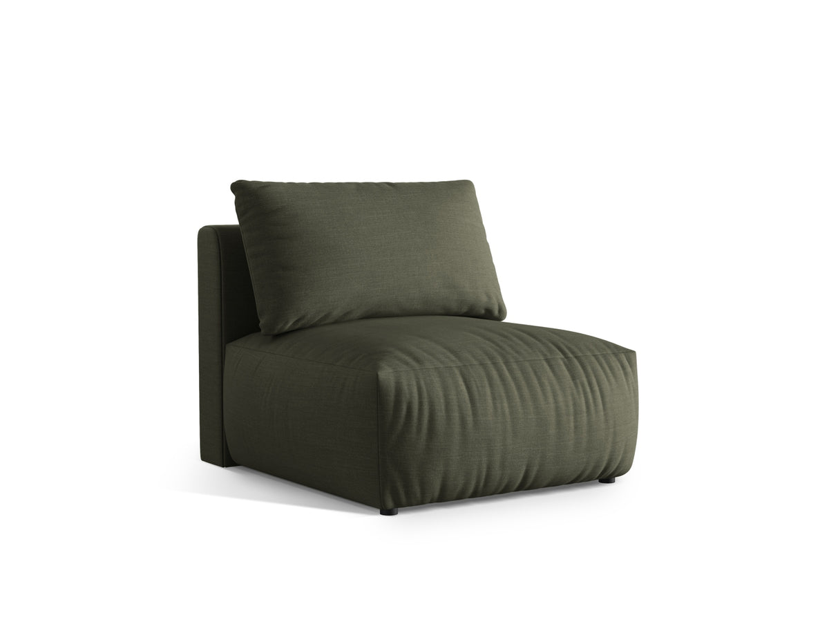 Chris Modul Armless 1 Sitzer in Muted Blue-LINS präsentiert im Onlineshop von KAQTU Design AG. Modulares Sofa ist von Micadoni