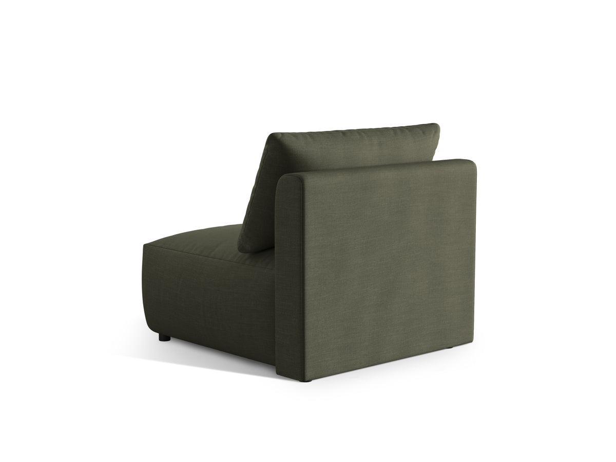 Chris Modul Armless 1 Sitzer in Muted Blue-LINS präsentiert im Onlineshop von KAQTU Design AG. Modulares Sofa ist von Micadoni