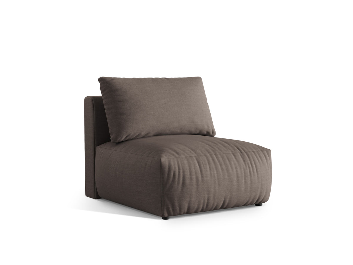Chris Modul Armless 1 Sitzer in Warm grey-LINS präsentiert im Onlineshop von KAQTU Design AG. Modulares Sofa ist von Micadoni