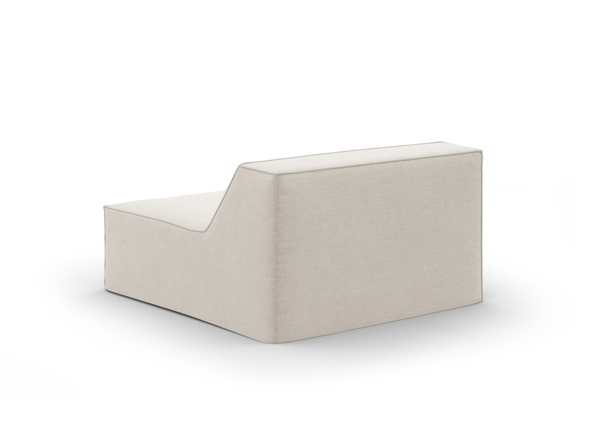 Jodie Modul Armless 1 Sitzer mit abnehmbaren Bezug in Natural-LINS präsentiert im Onlineshop von KAQTU Design AG. Modulares Sofa ist von Micadoni