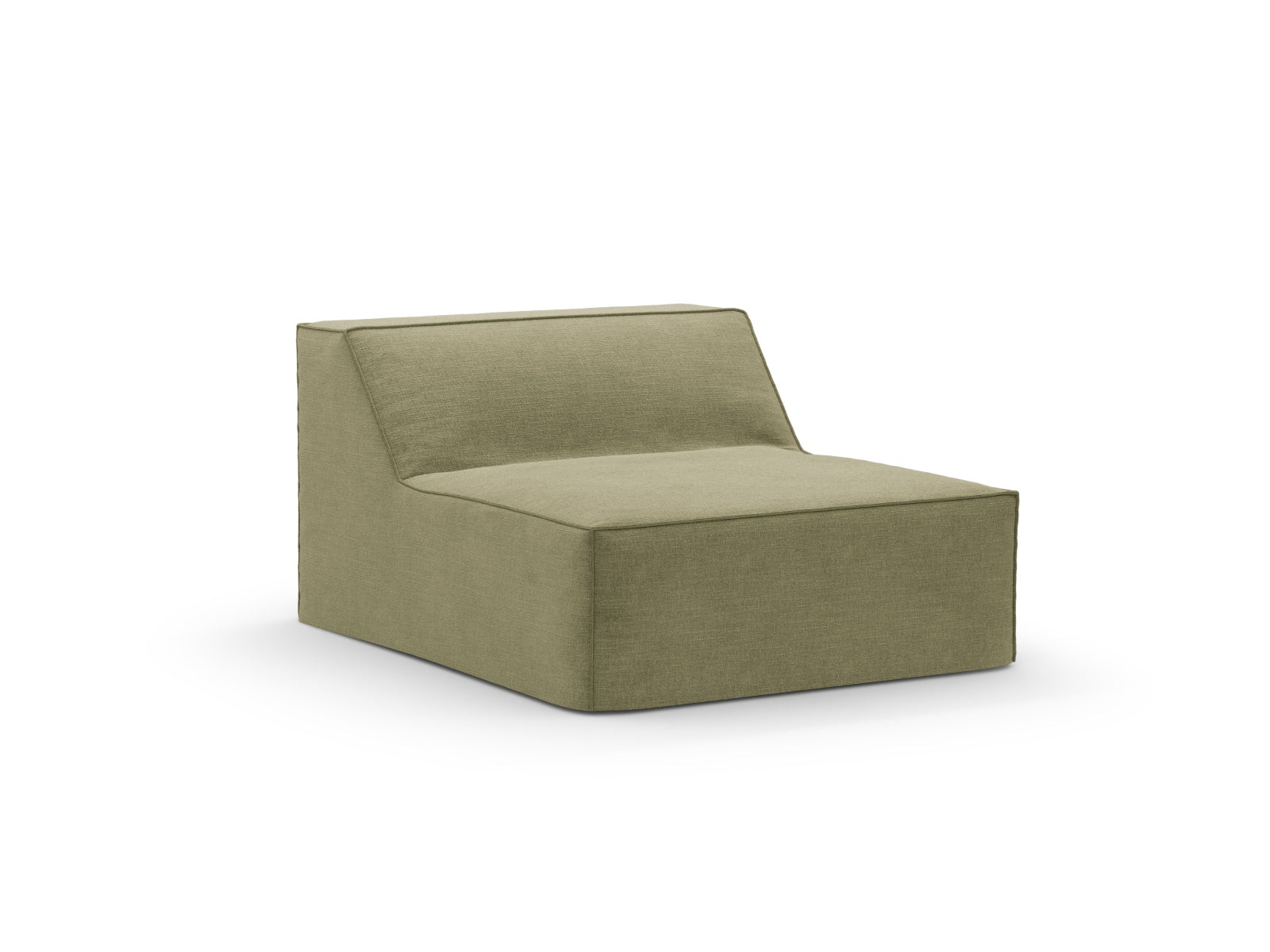 Jodie Modul Armless 1 Sitzer in Light Green präsentiert im Onlineshop von KAQTU Design AG. Modulares Sofa ist von Micadoni